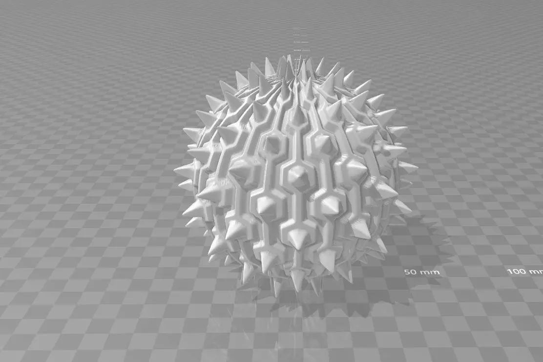 ball with pattern Free 3D print model