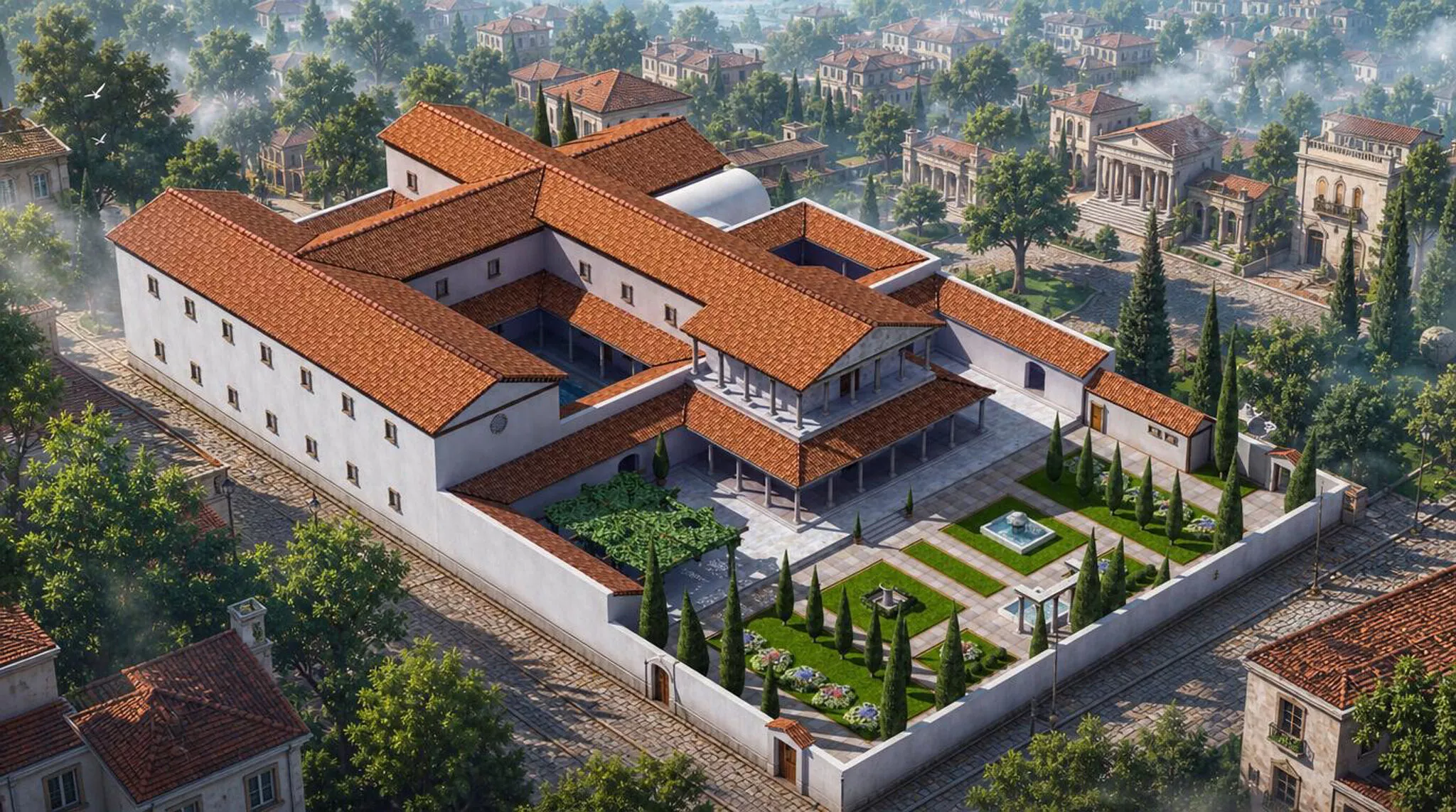 Large Luxury Villa 3D model