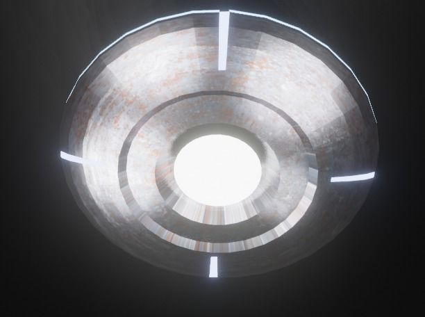 UFO SPACE SHIP LOW-POLY 3D MODEL Low-poly 3D model_7