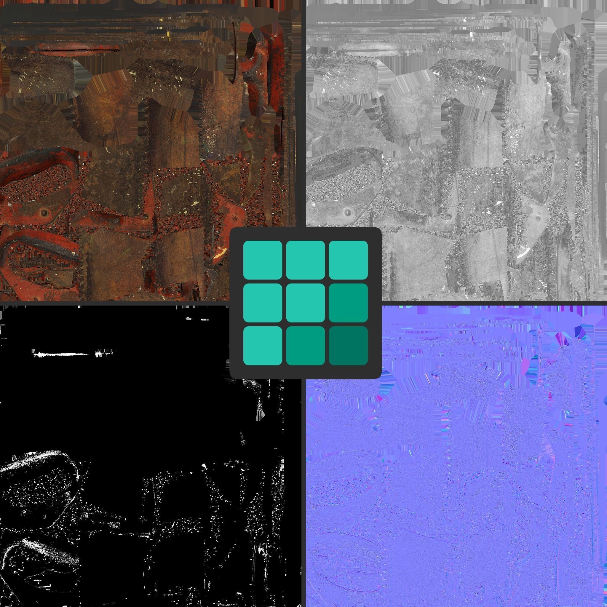 Old Metal Saw 3D model_12