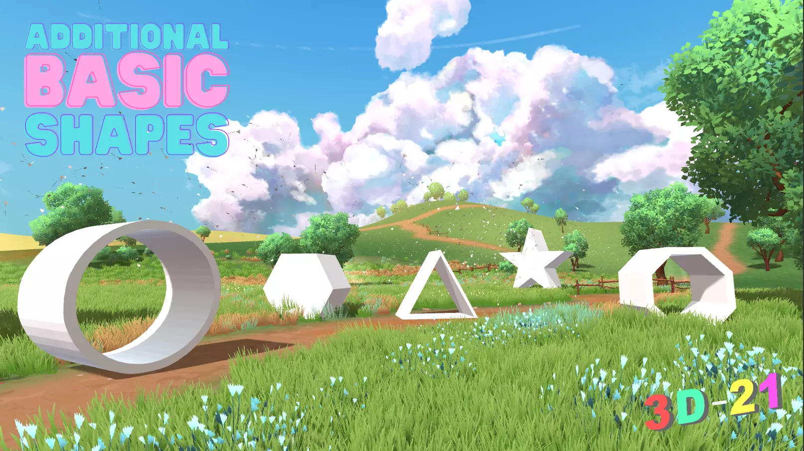 Additional Basic Shapes 3D model_0