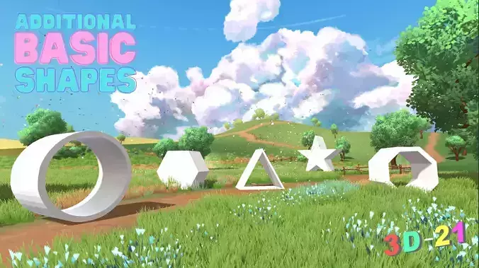 Additional Basic Shapes 3D model