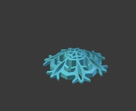 Snowflakes snowflake Free 3D print model_1