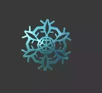 Snowflakes snowflake Free 3D print model