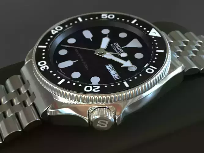 Seiko SKX - Watch - 3D model