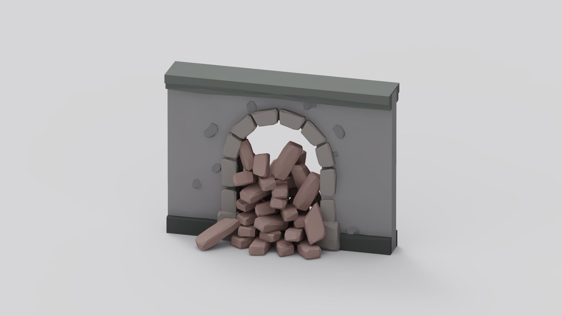 Dungeon Pack - 52 Assets Low-poly 3D model_25