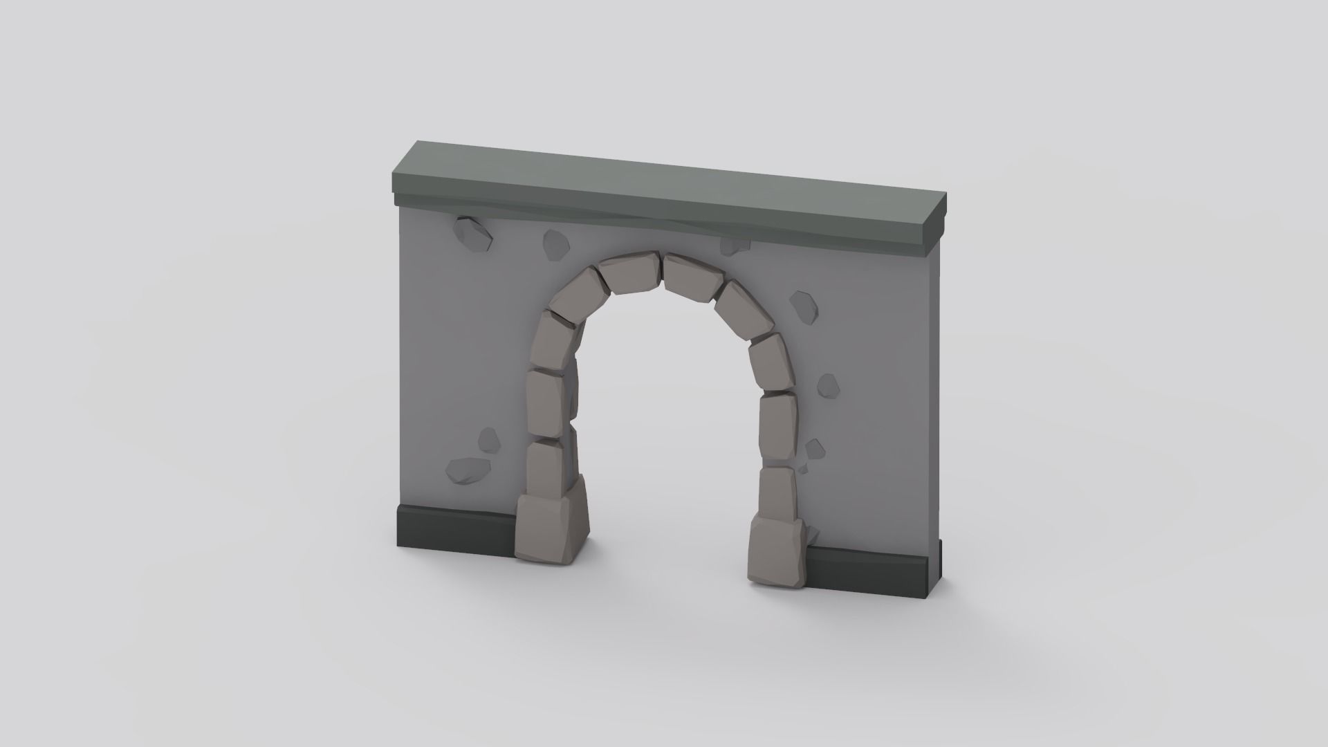 Dungeon Pack - 52 Assets Low-poly 3D model_24