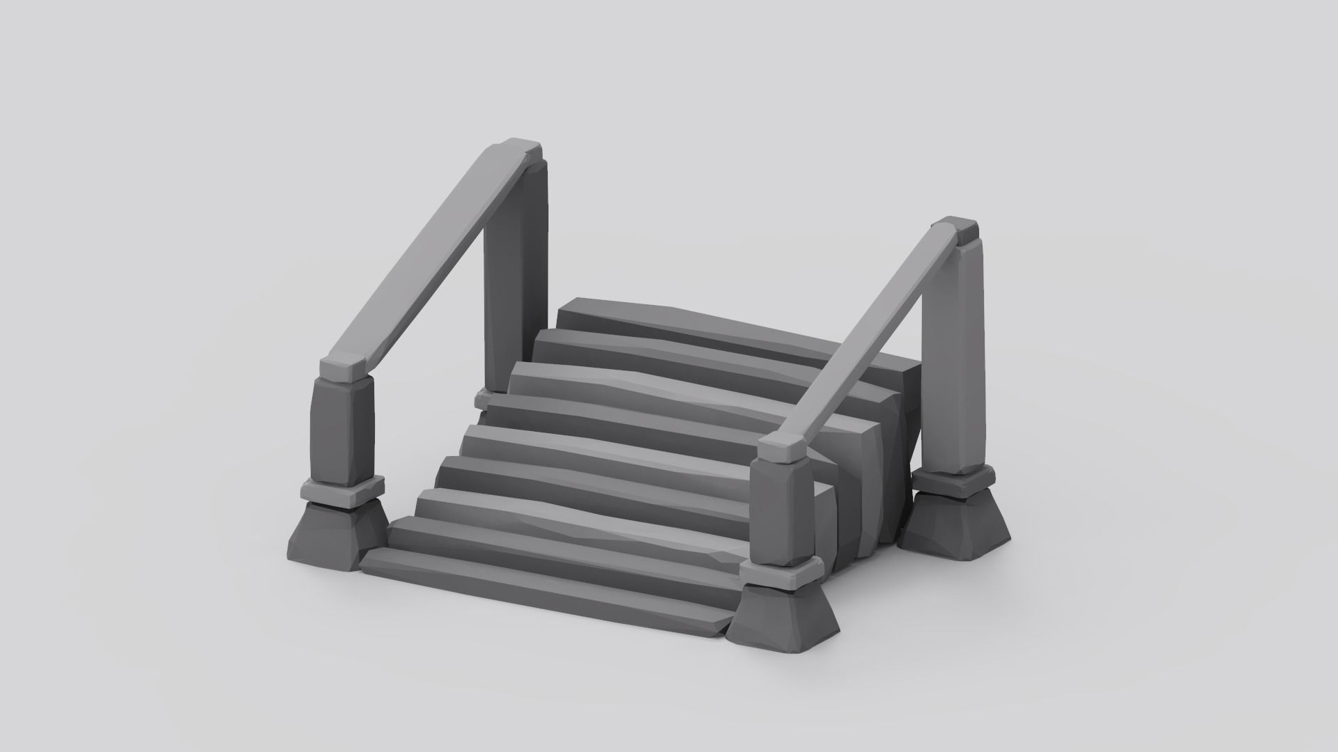 Dungeon Pack - 52 Assets Low-poly 3D model_42