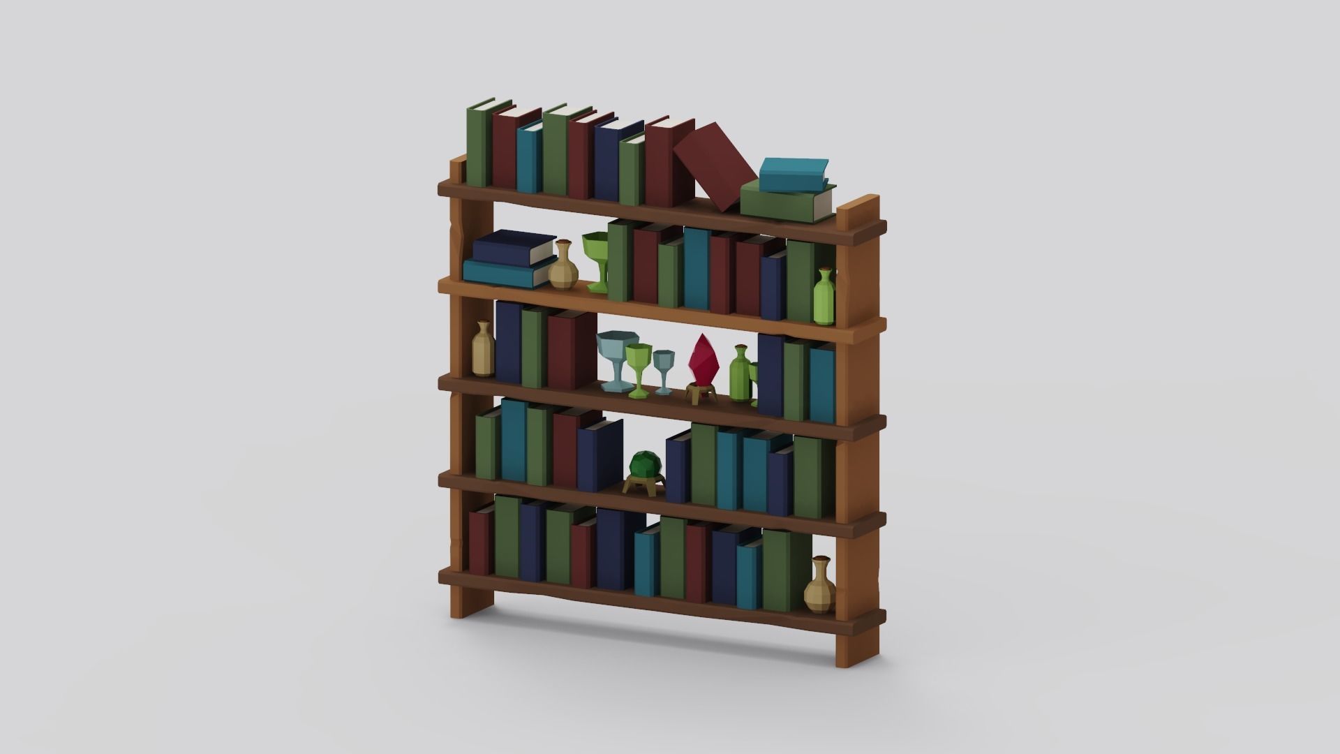 Dungeon Pack - 52 Assets Low-poly 3D model_37