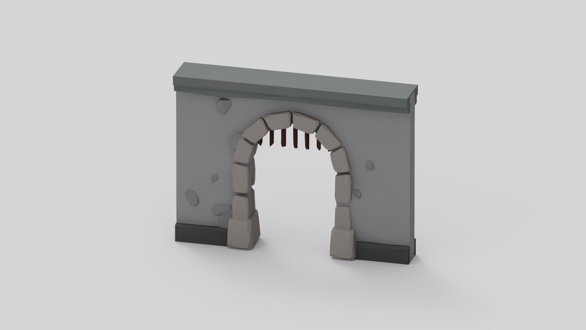 Dungeon Pack - 52 Assets Low-poly 3D model_21