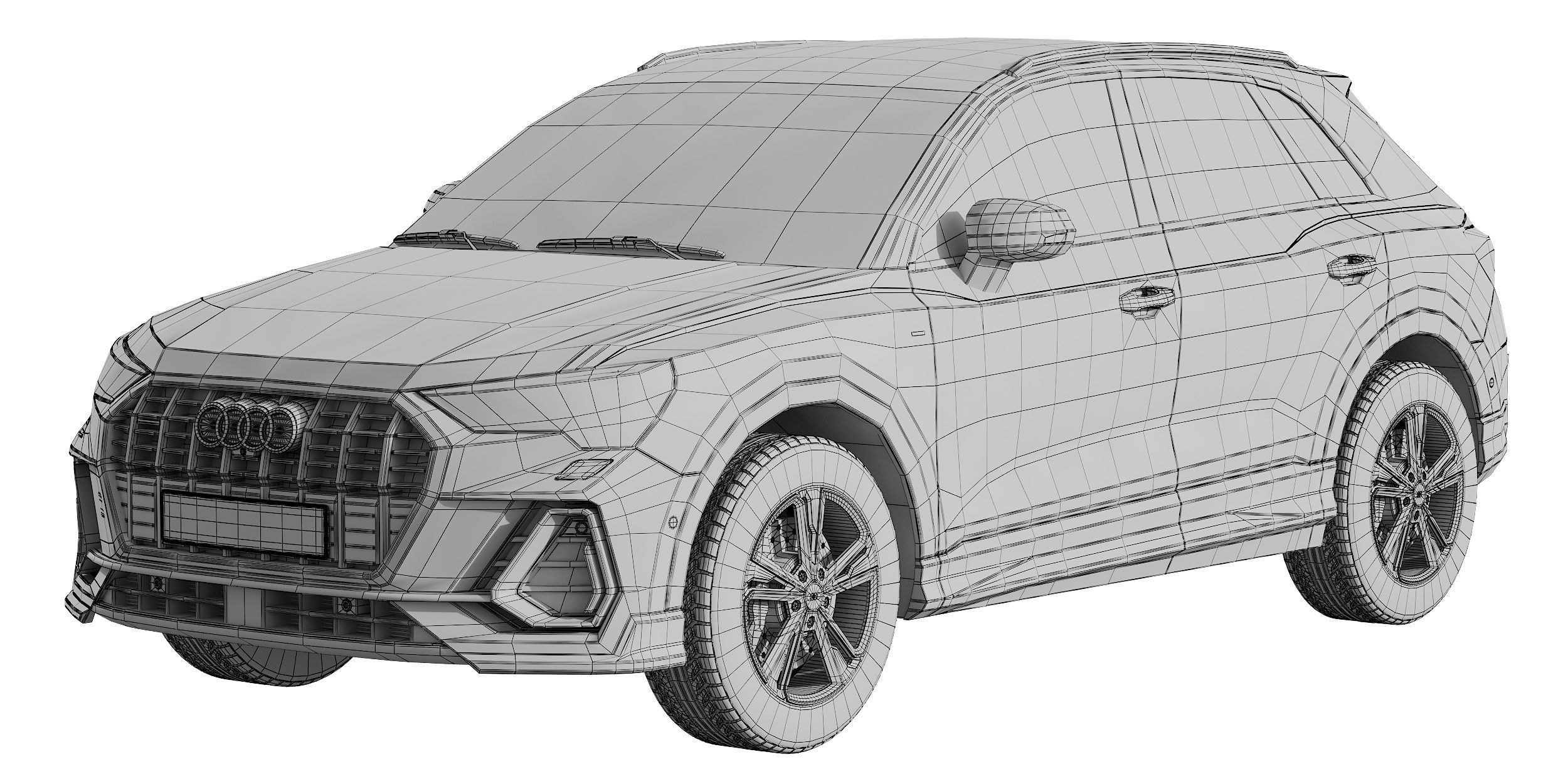 Audi Q3 2020 3D model_13