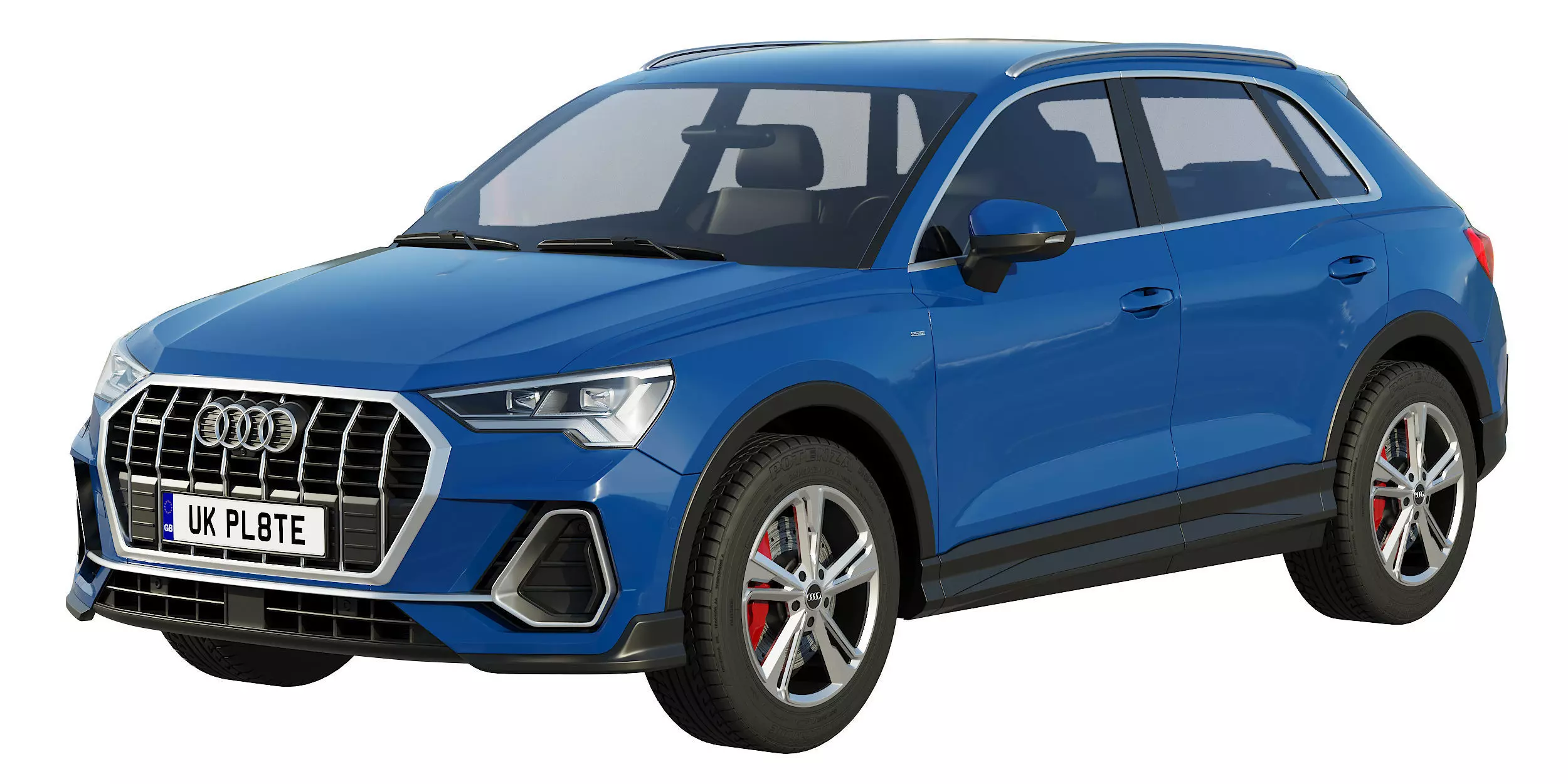 Audi Q3 2020 3D model_0