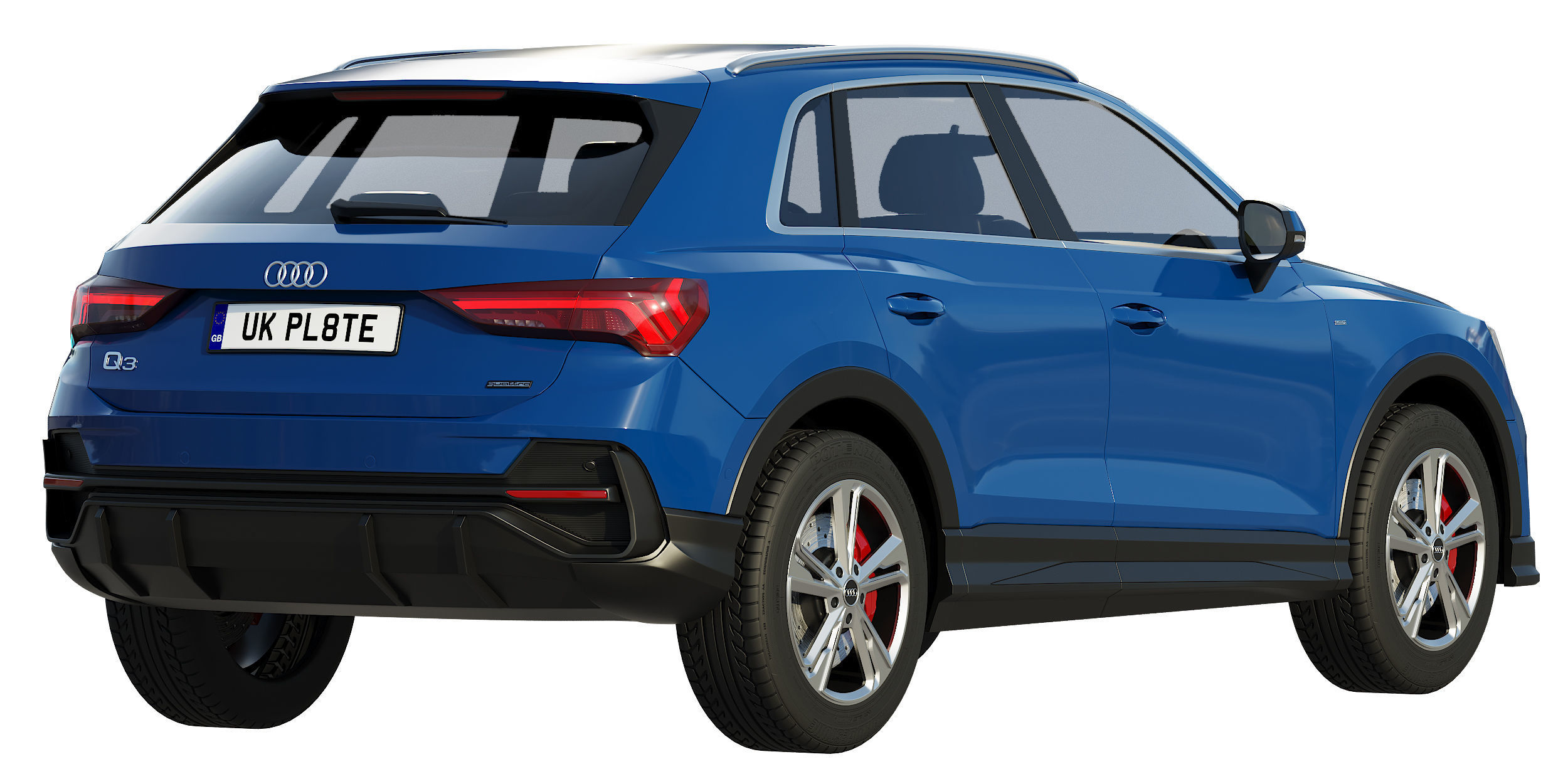 Audi Q3 2020 3D model_3