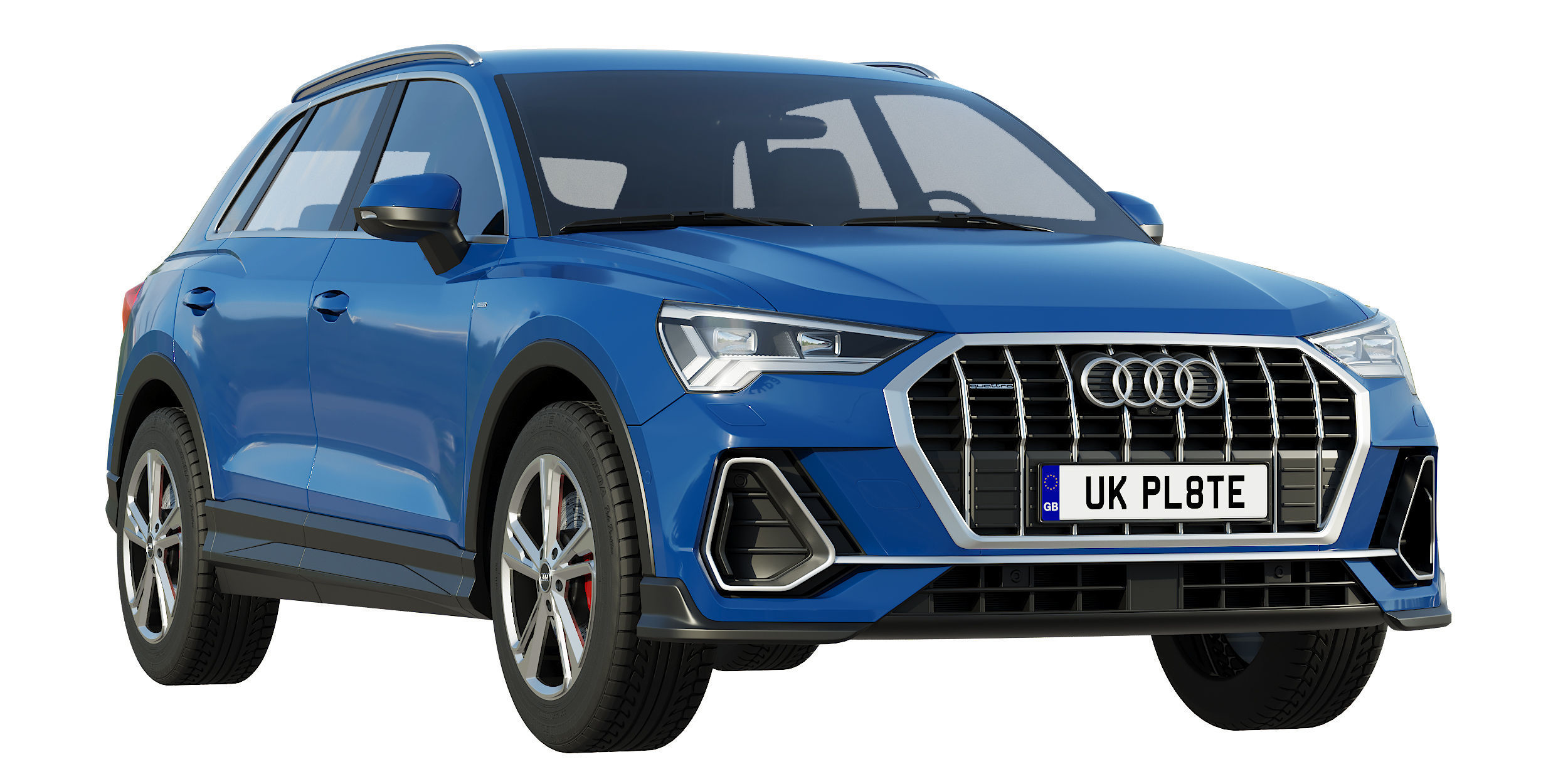 Audi Q3 2020 3D model_1