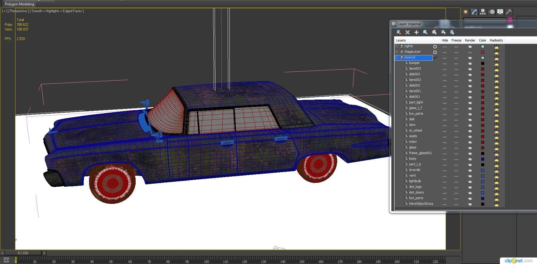 Chrysler imperial forest 3D model_14