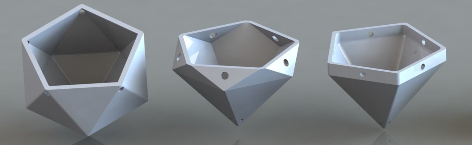 3D Printed 73  Flower pots for succulent plants  3D print model_24