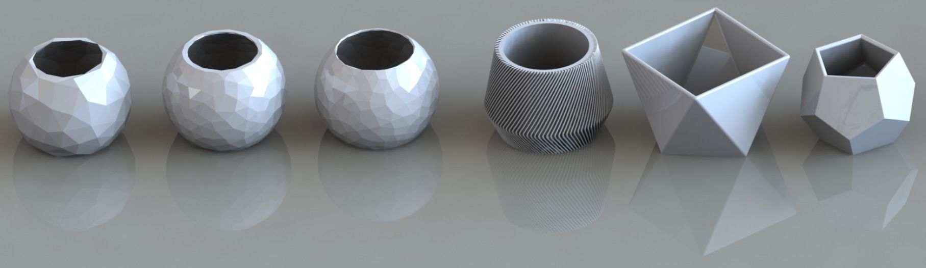 3D Printed 73  Flower pots for succulent plants  3D print model_21