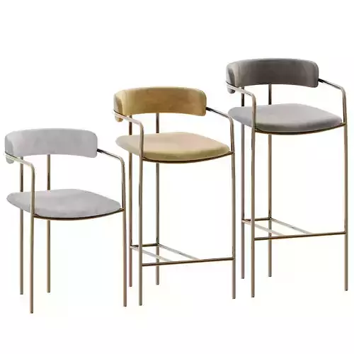 Lenox Chair collections West Elm 3D model