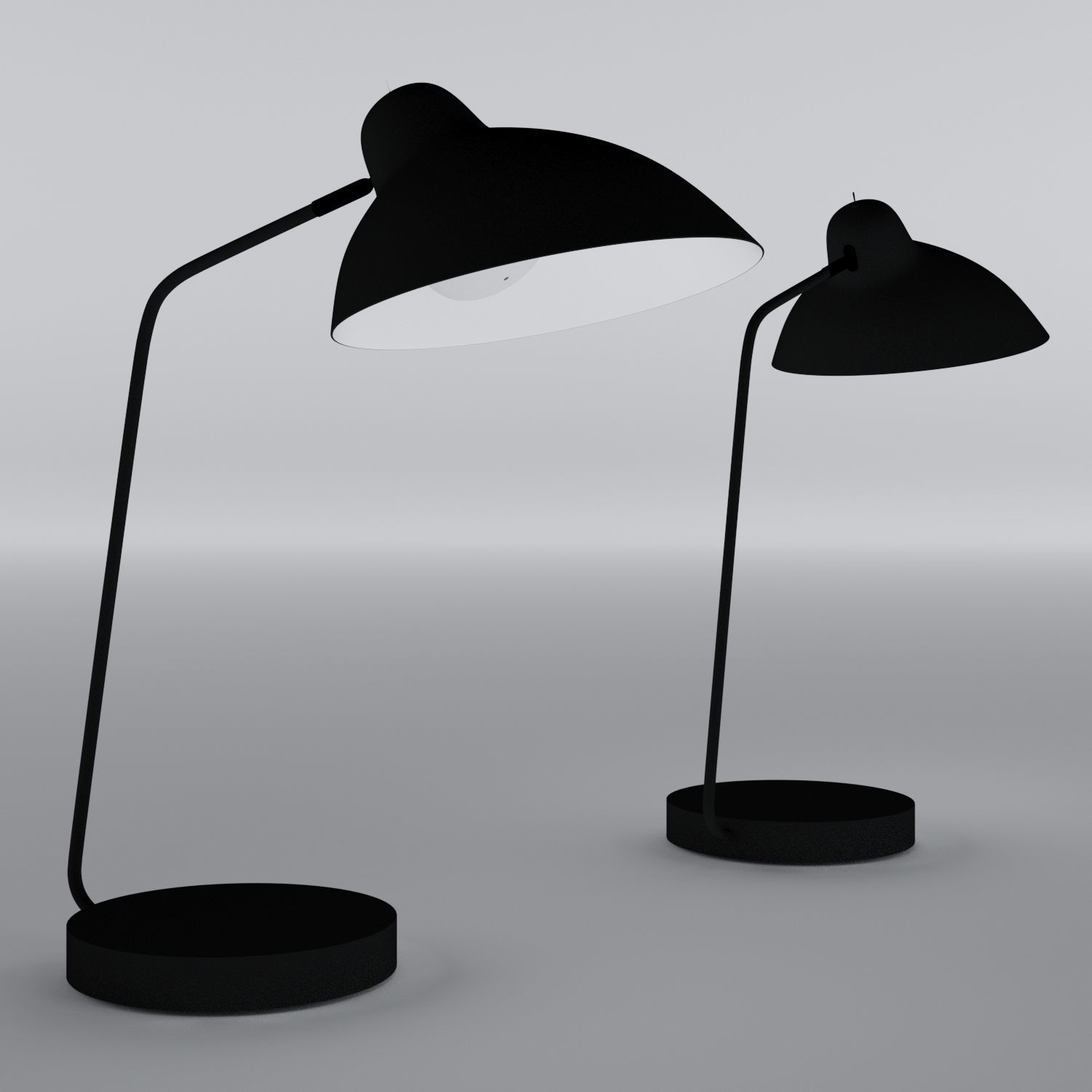 Demand table lamp BoConcept 3D model_1