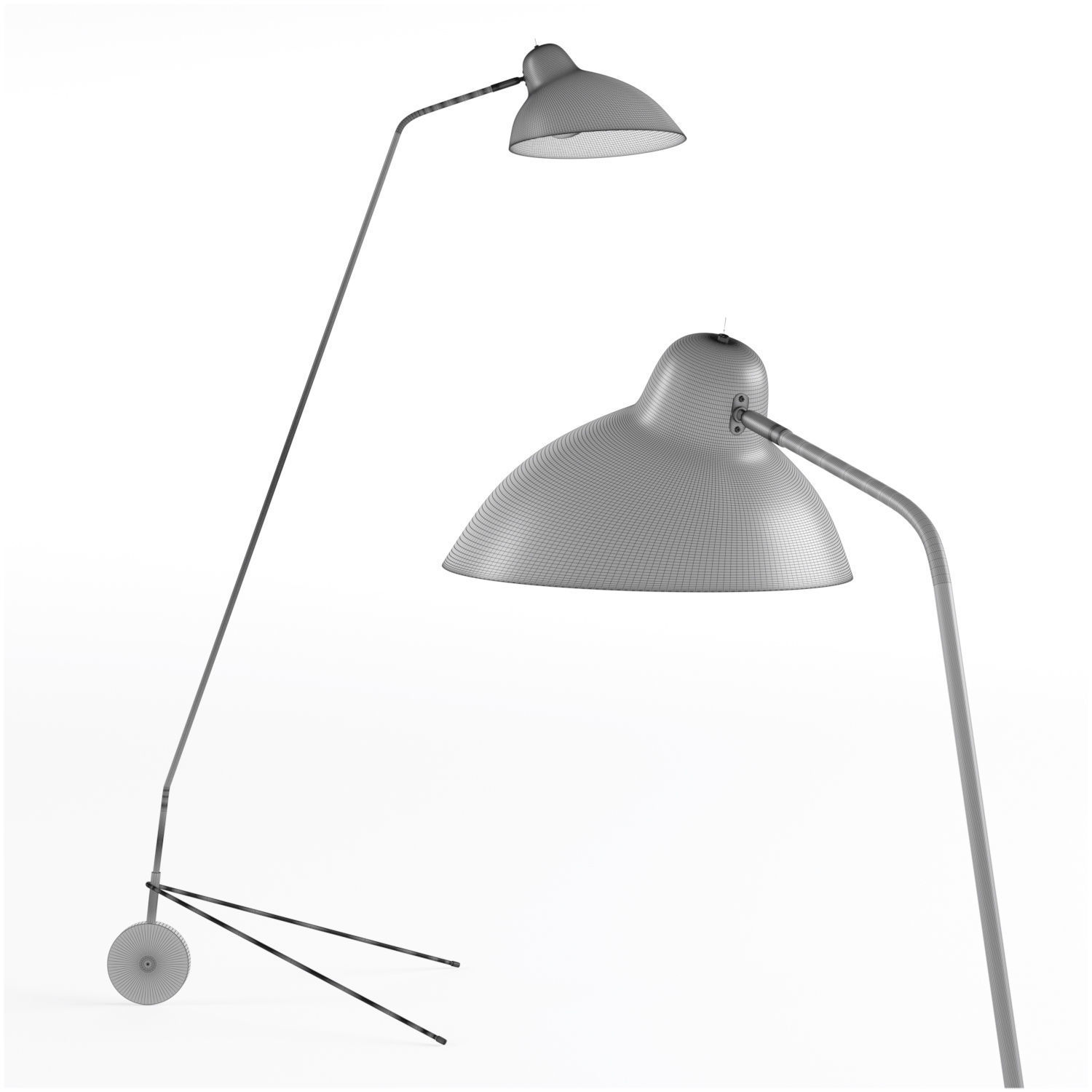 Floor lamp Demand BoConcept 3D model_1