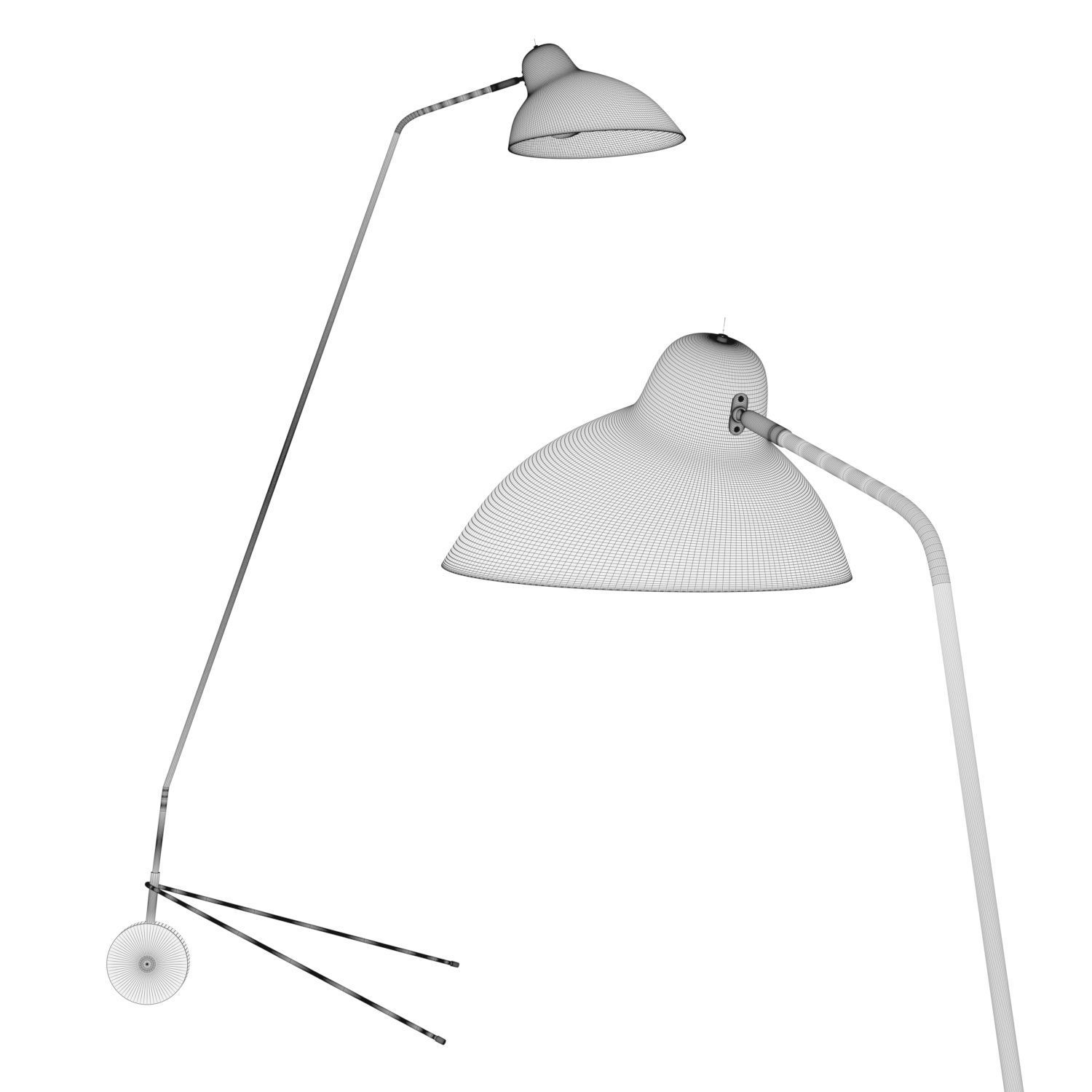 Floor lamp Demand BoConcept 3D model_3