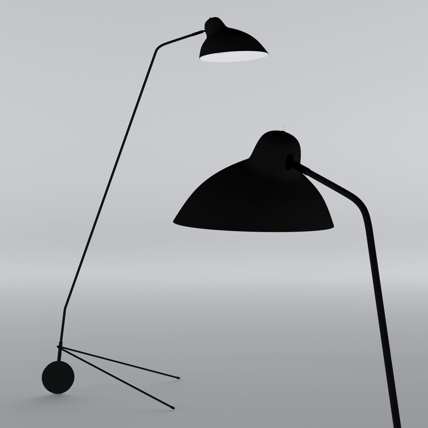 Floor lamp Demand BoConcept 3D model_2
