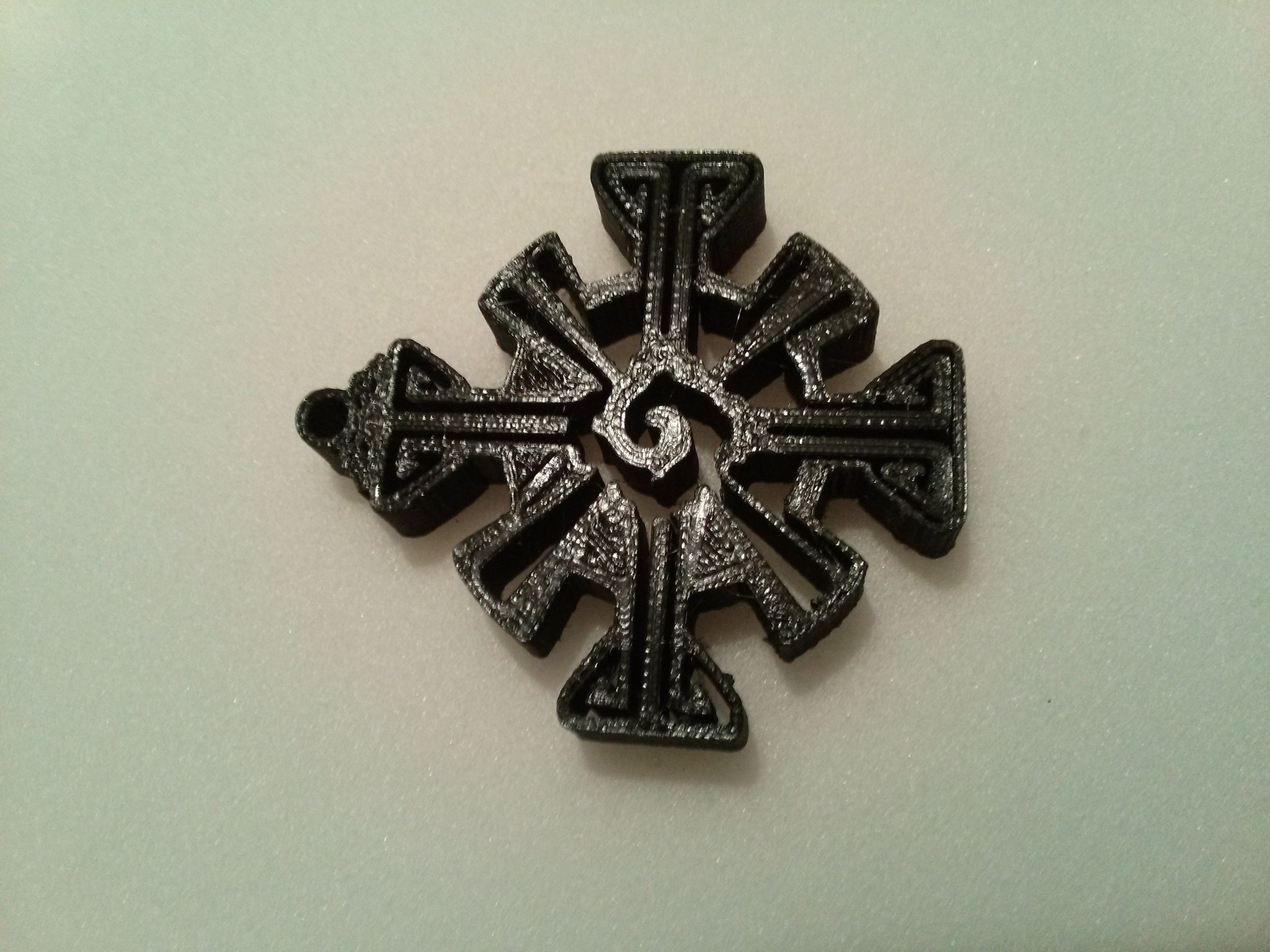 Hunab Ku Pendant 3D print model_3