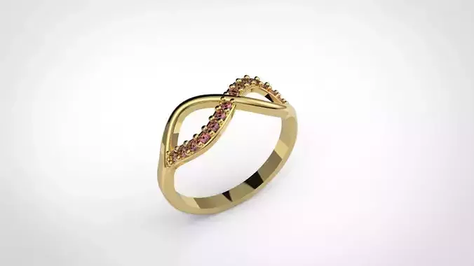 RING 2 infinity with sapphires