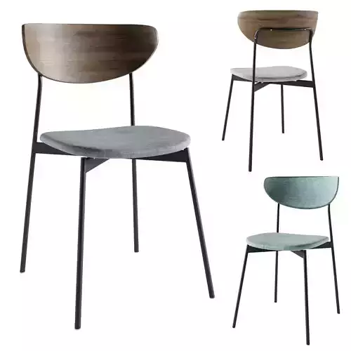 West Elm modern petal chair