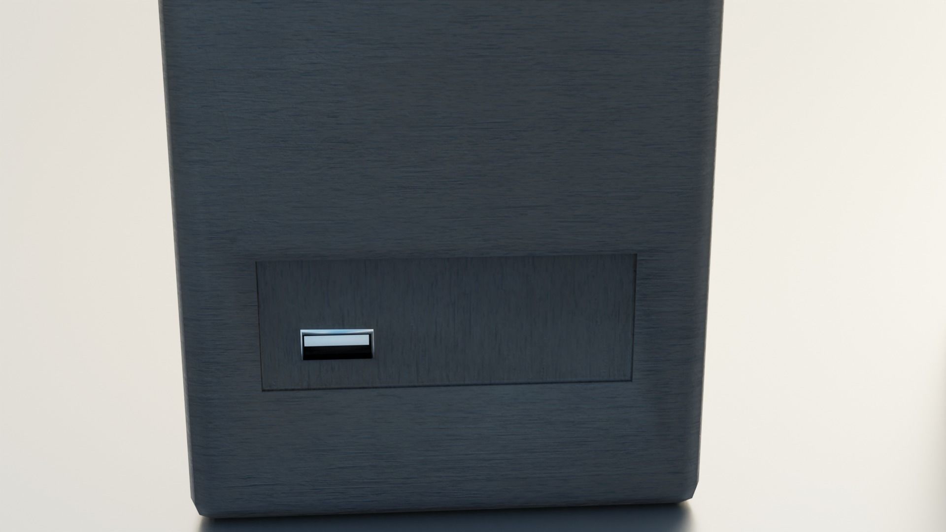 Modern Wooden Speakers Low-poly 3D model_6