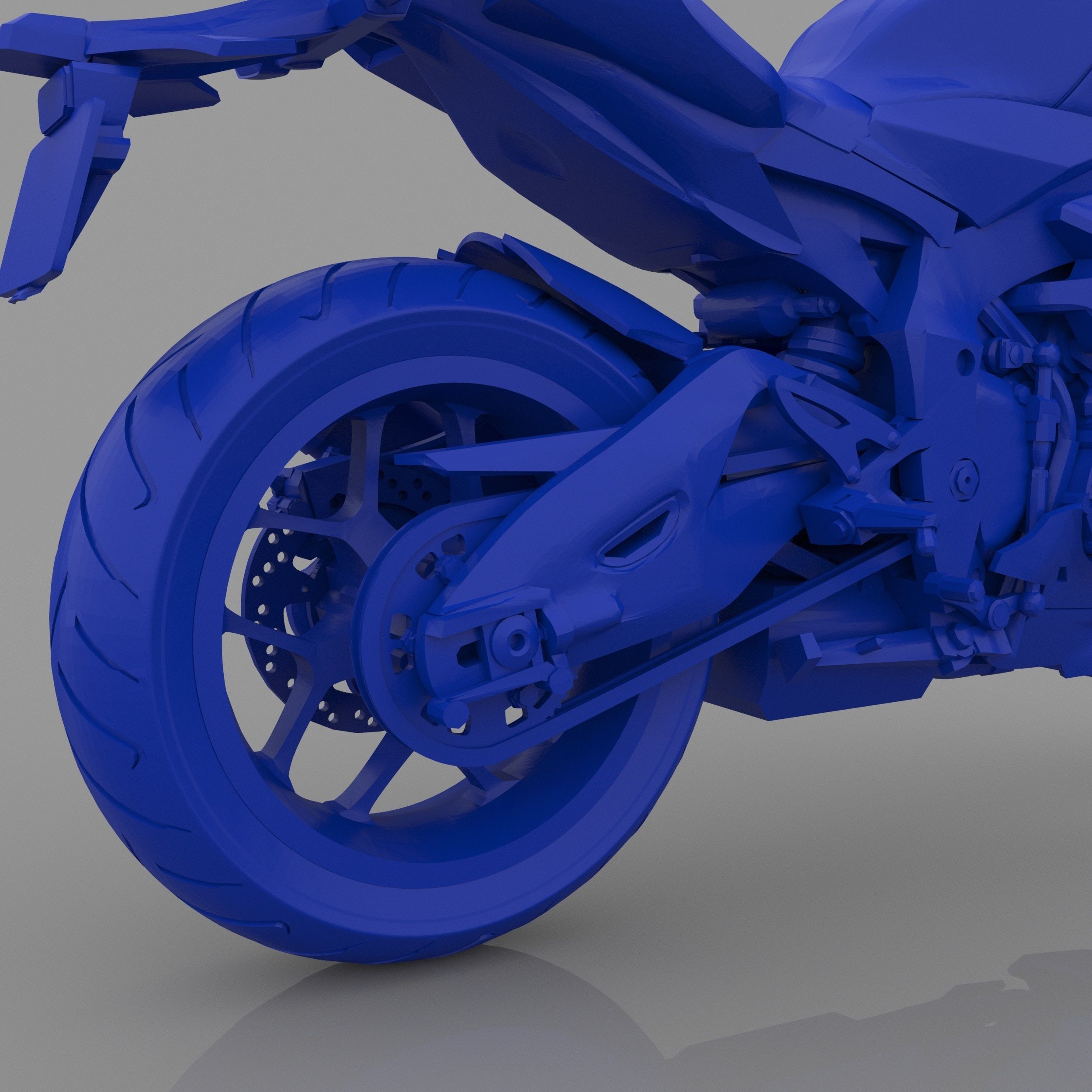 YAMAHA YZF - R1 3D MODEL CUSTOM READY PRINTING STL FILE 3D print model_9