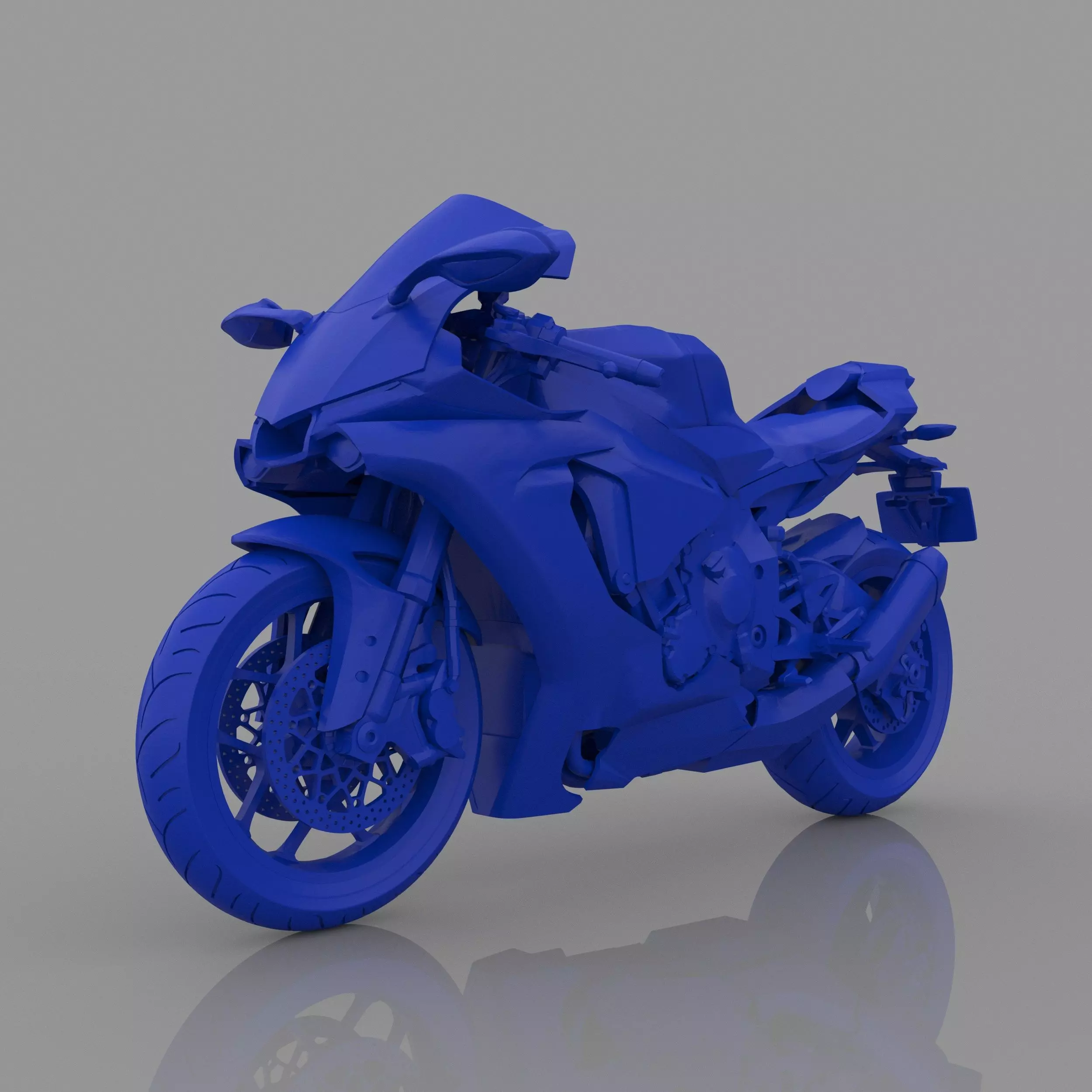 YAMAHA YZF - R1 3D MODEL CUSTOM READY PRINTING STL FILE 3D print model_0