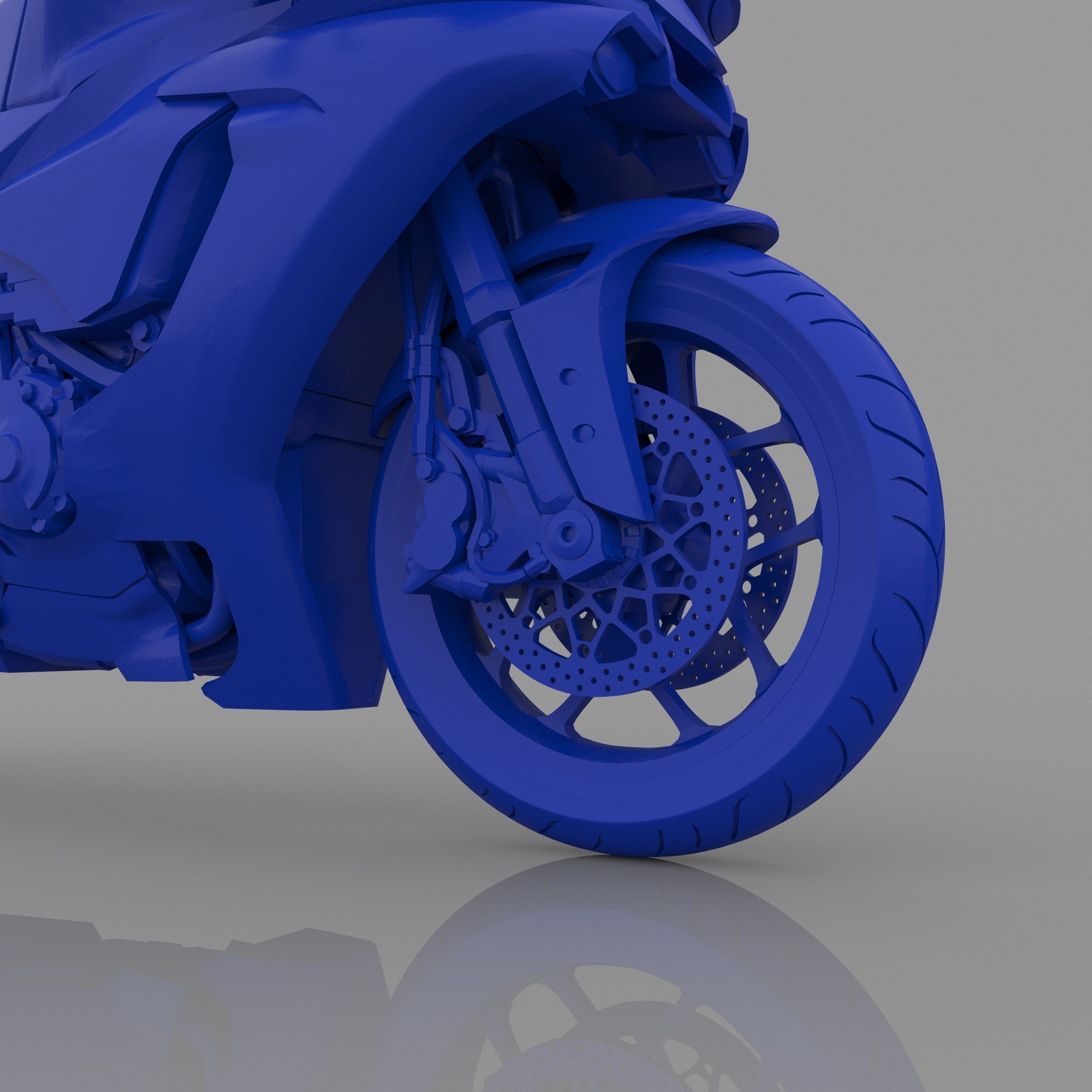 YAMAHA YZF - R1 3D MODEL CUSTOM READY PRINTING STL FILE 3D print model_8