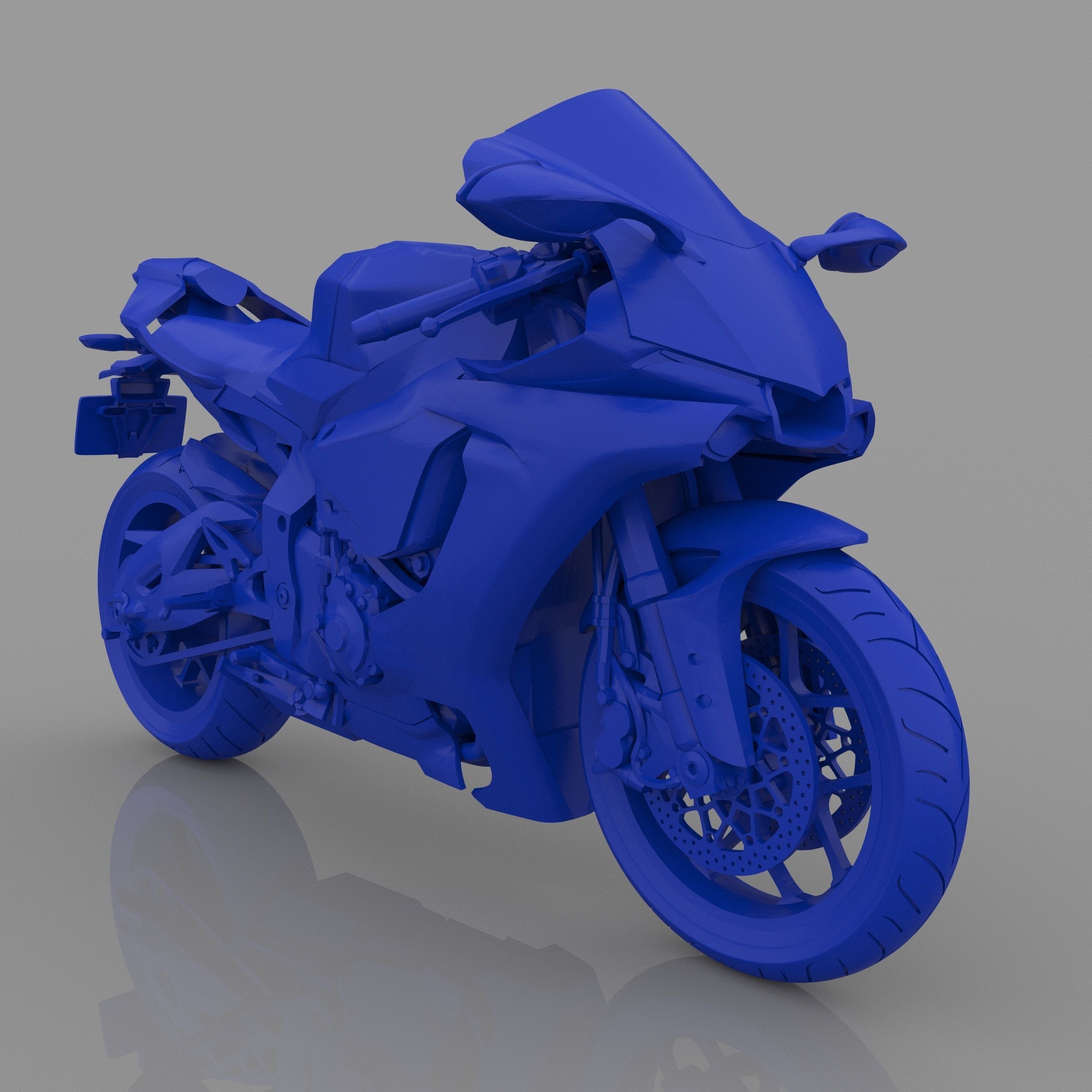 YAMAHA YZF - R1 3D MODEL CUSTOM READY PRINTING STL FILE 3D print model_3