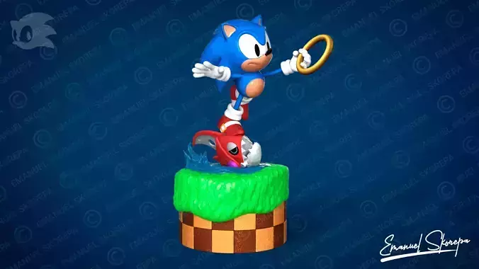 Sonic  Statue
