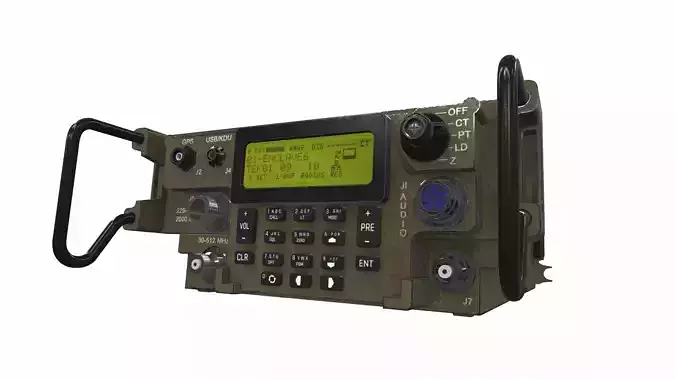 Radio military AN PRC-117G 3D model