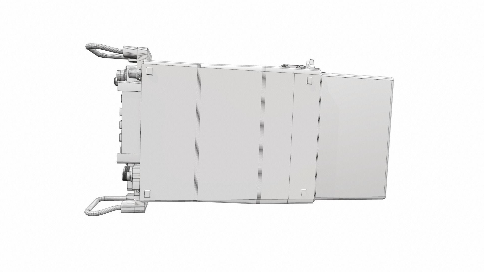 Radio military AN PRC-117G 3D model_14