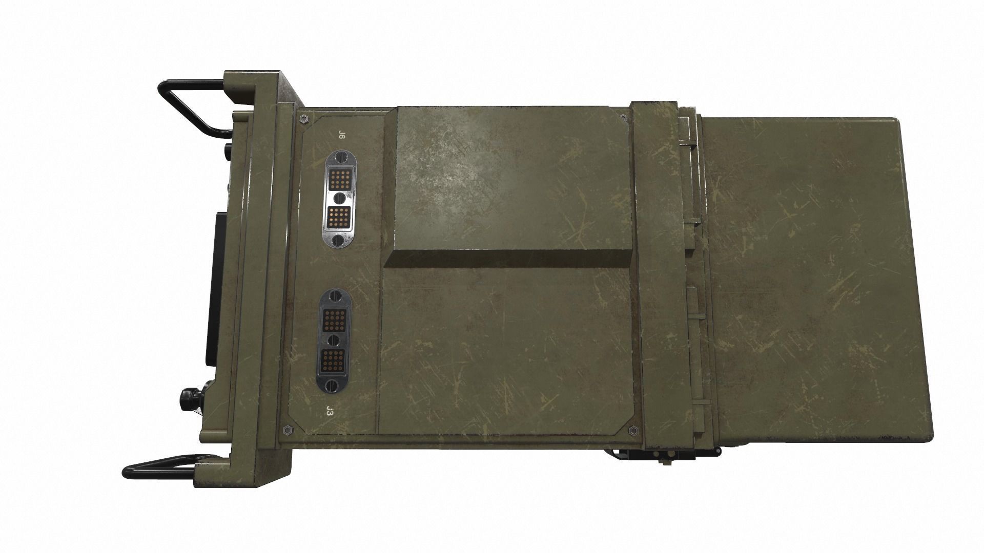 Radio military AN PRC-117G 3D model_4