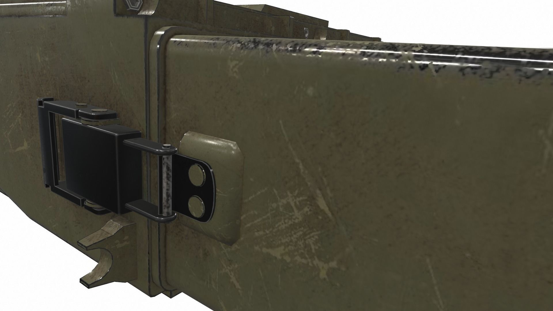 Radio military AN PRC-117G 3D model_9