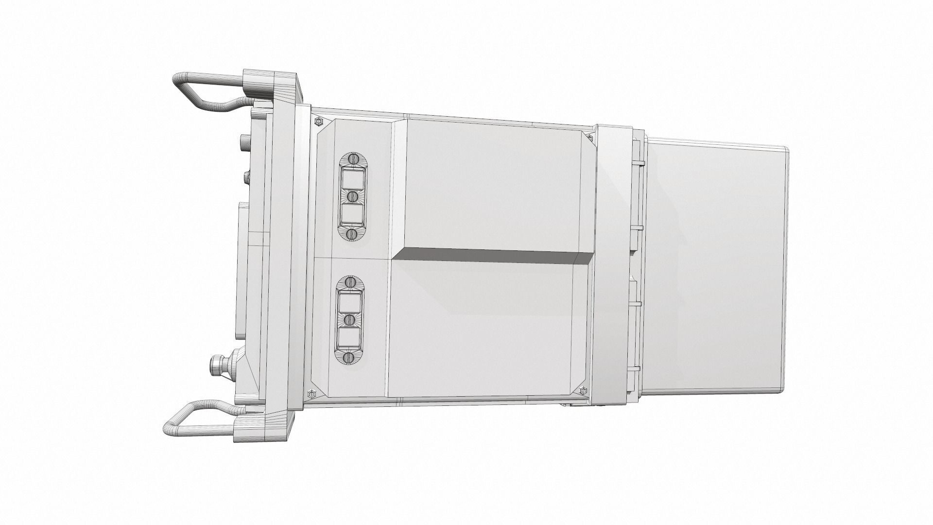 Radio military AN PRC-117G 3D model_13