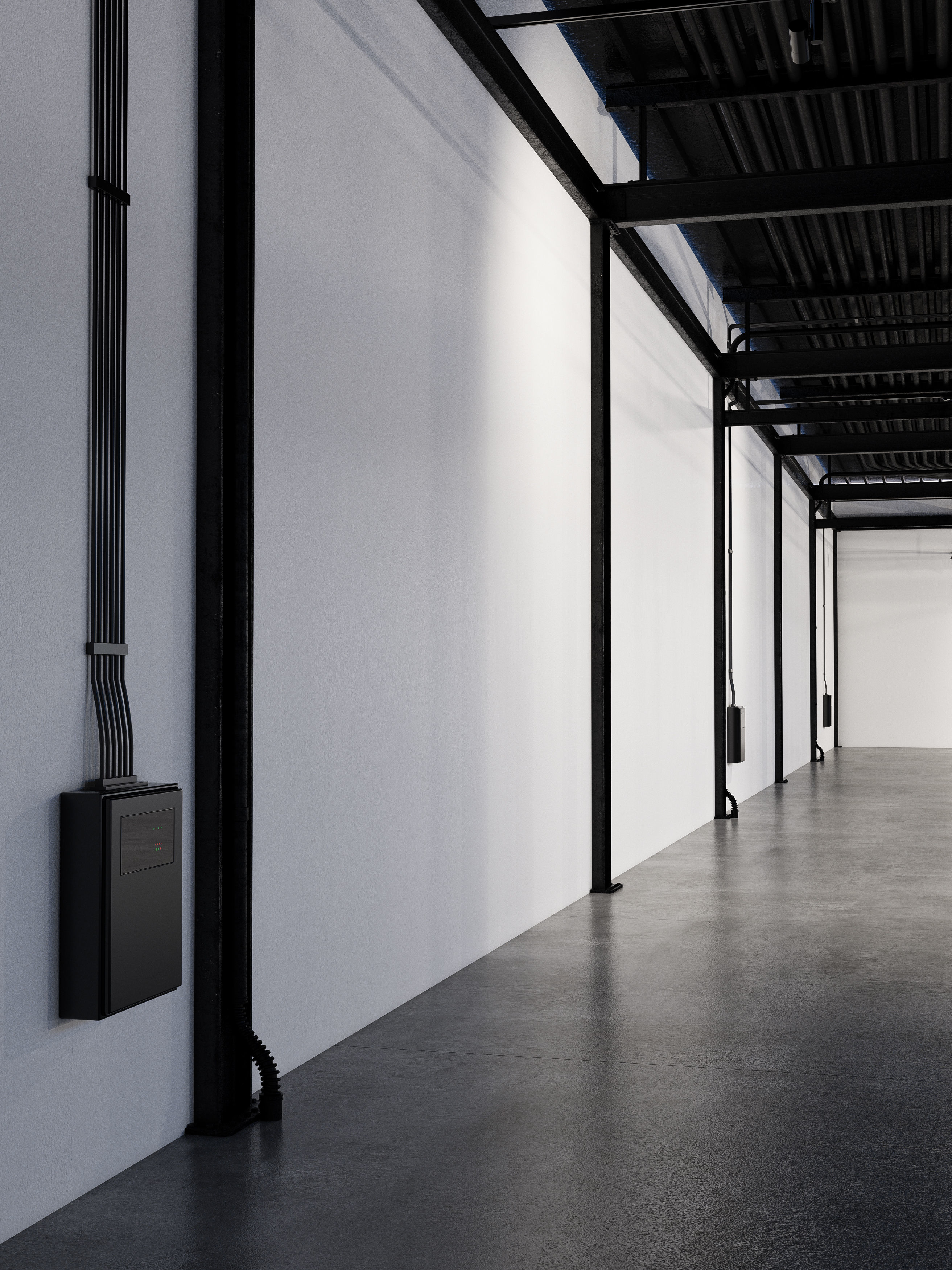 Contemporary Art Gallery Low-poly 3D model_2