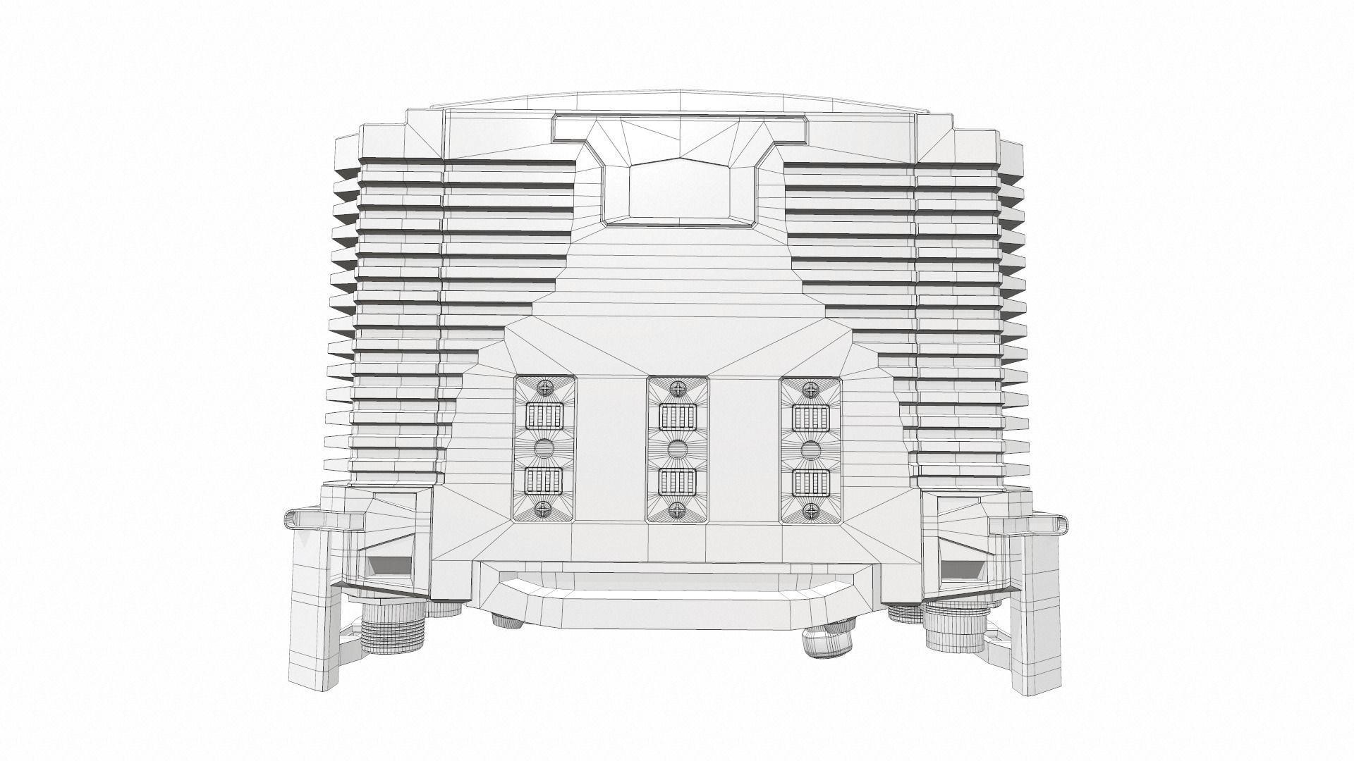 Radio military AN PRC-158 3D model | CGTrader