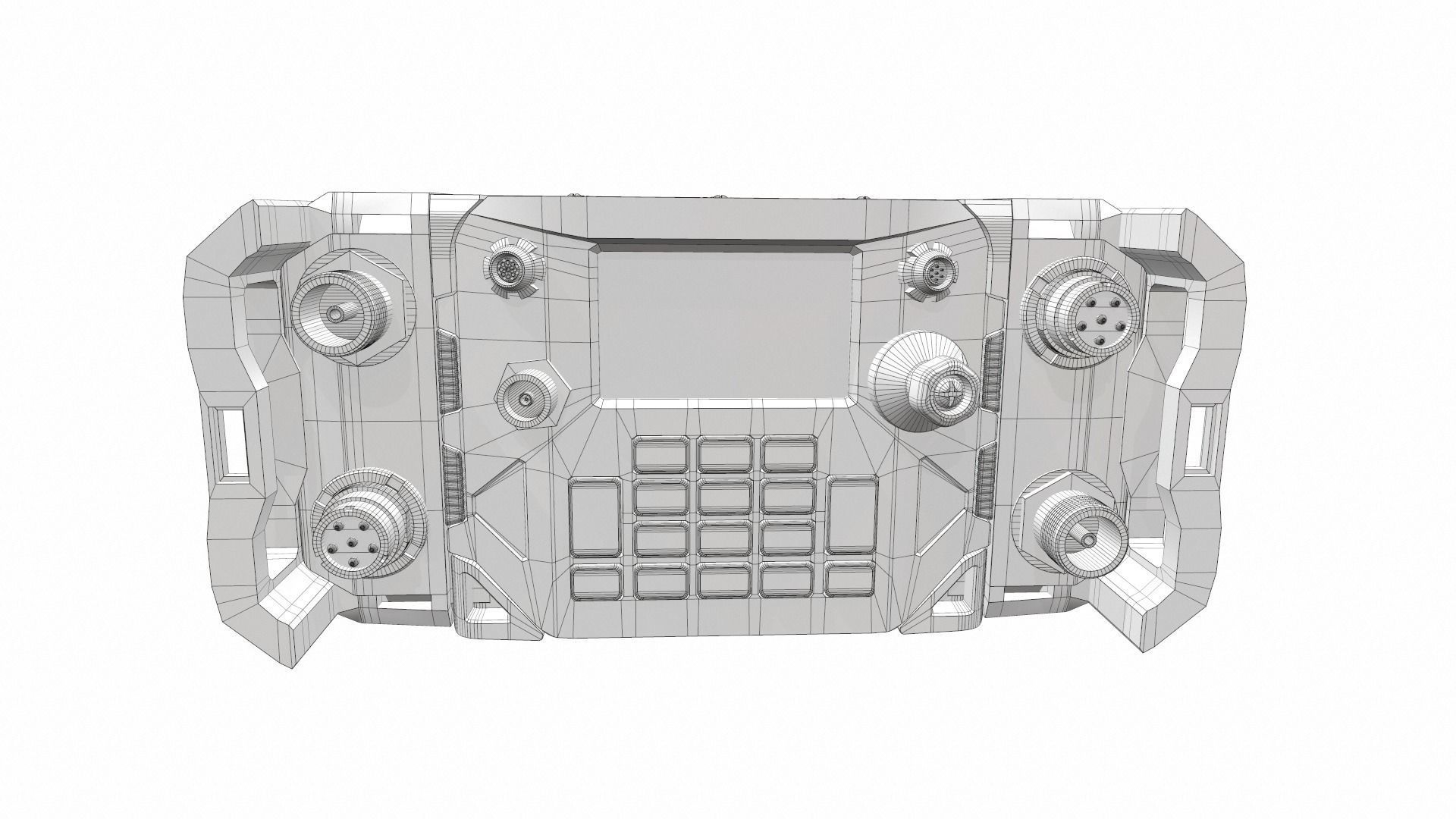 Radio military AN PRC-158 3D model | CGTrader