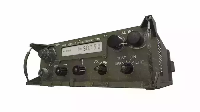 Radio military AN PRC-1088 3D model