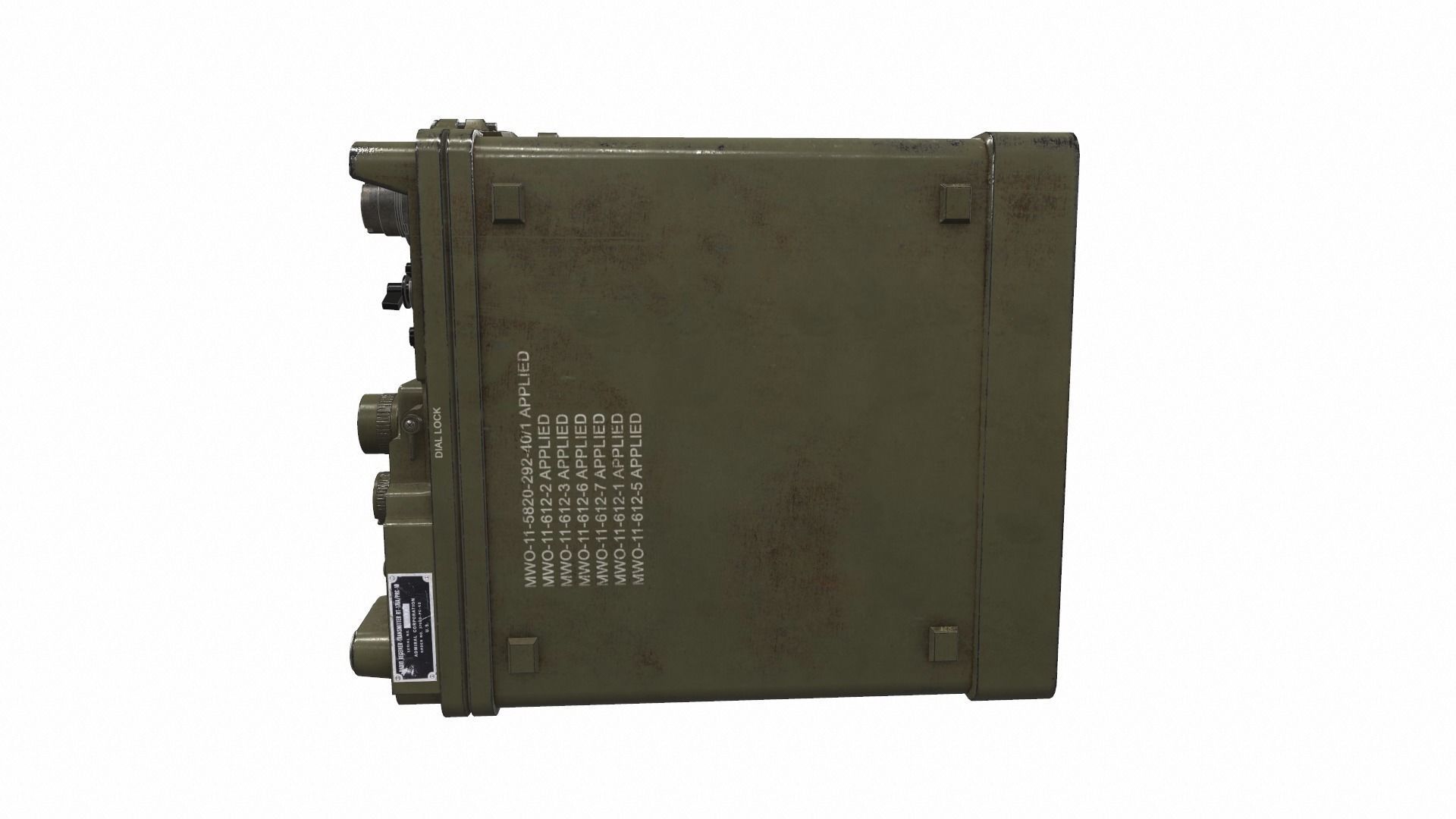 Radio military AN PRC-10 3D model | CGTrader