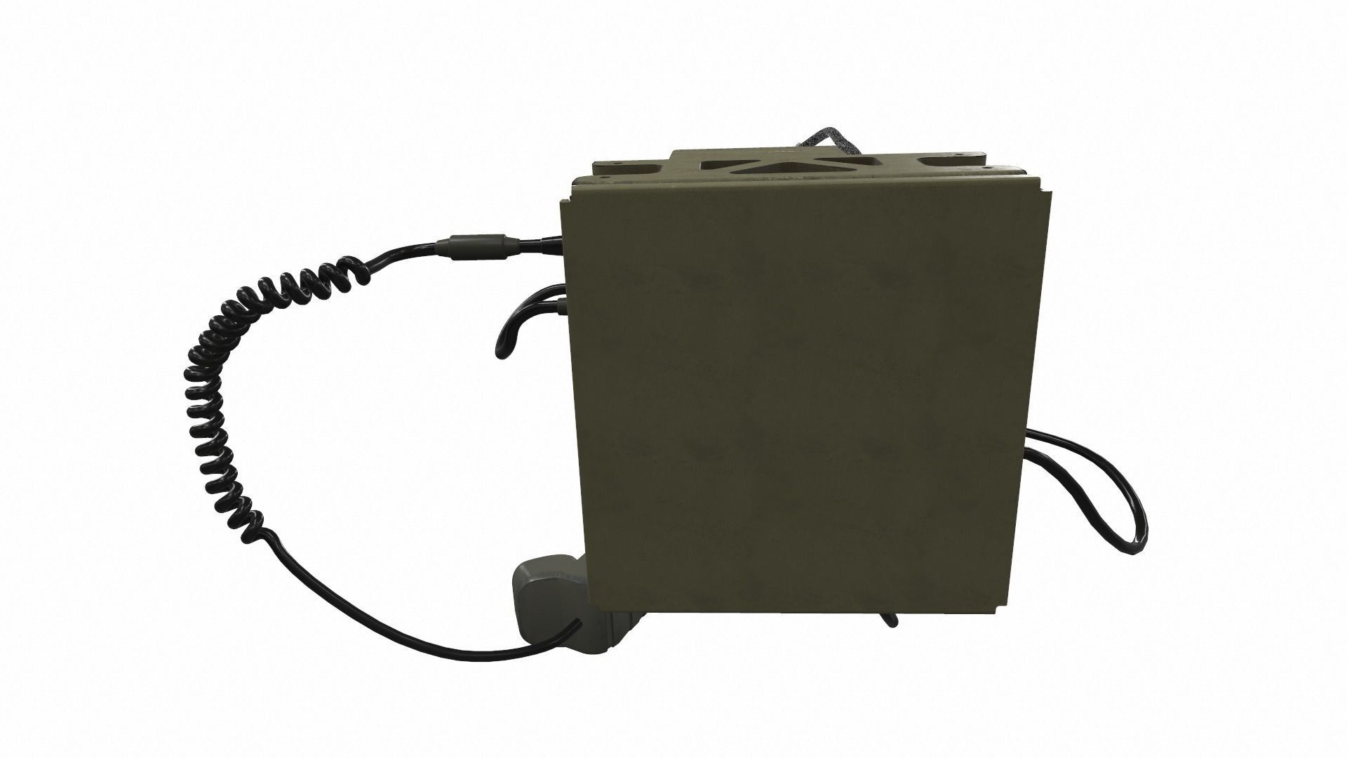 Radio military AN PRC-2082 tactical unit 3D model_5