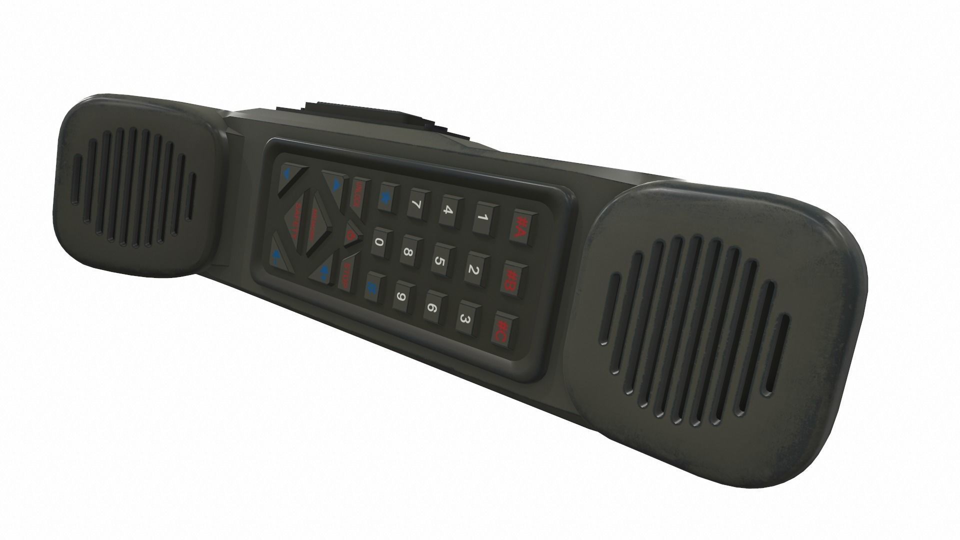 Radio military AN PRC-2082 tactical unit 3D model_9