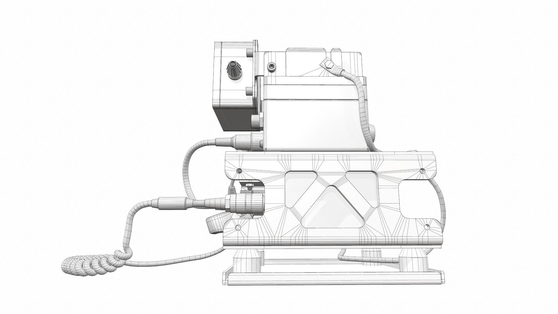 Radio military AN PRC-2082 tactical unit 3D model_20