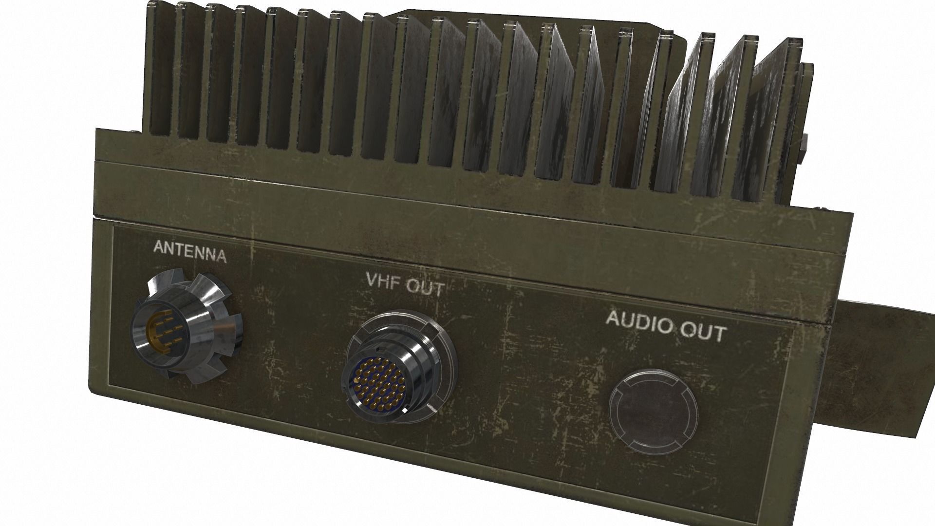 Radio military AN PRC-2082 tactical unit 3D model_12