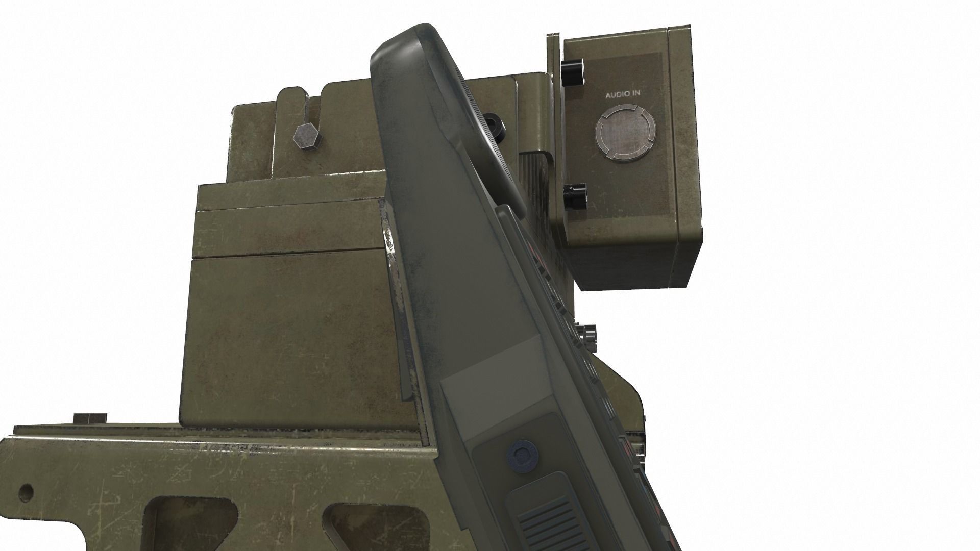 Radio military AN PRC-2082 tactical unit 3D model_16